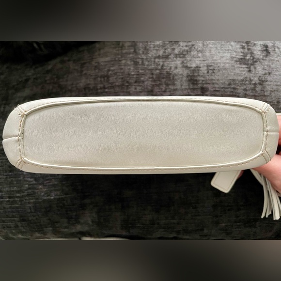 Coach Zippered Wristlet w/White Leather Accents - Picture 3 of 3